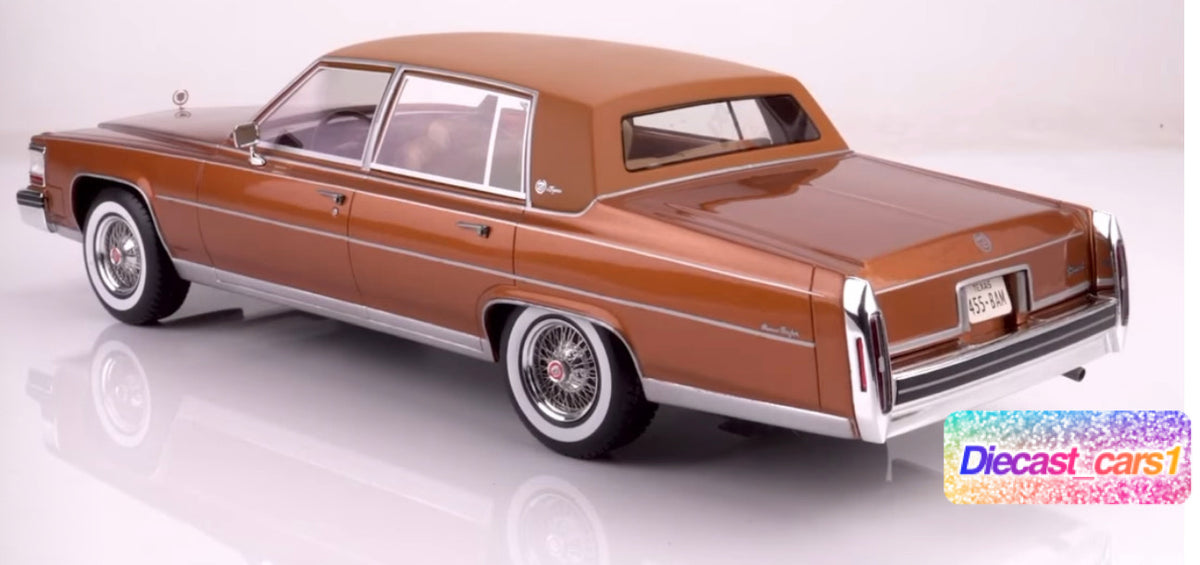 BoS　1/18　キャデラック・フリートウッド Brougham　lightblue/blue　1982　ドイツ限定504台 MCG 1⁄18 キャデラック フリートウッド ブロアム 1982 ライトブルー