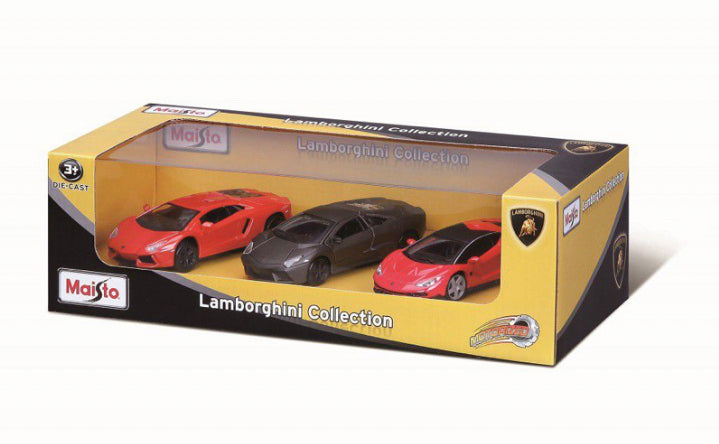 Maisto Lamborghini 3台セット Maisto Lamborghini Power Race 3 cars 1:43. – diecastcars1