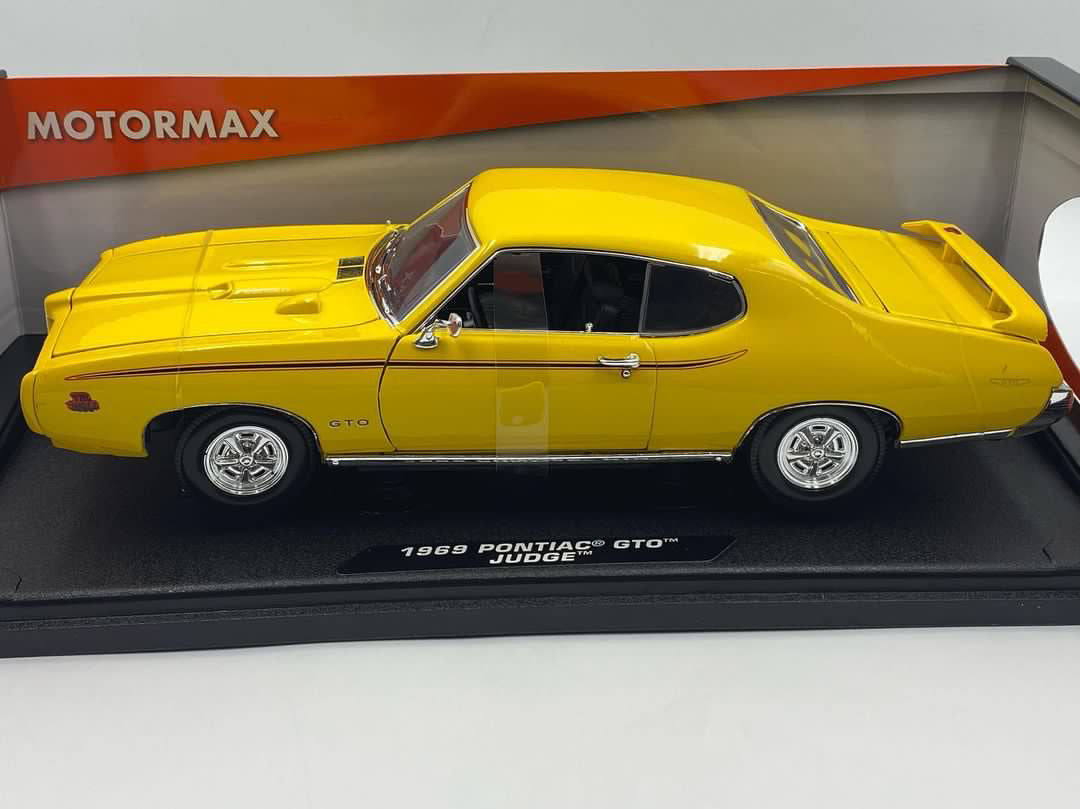 MotorMax '69 Pontiac GTO Judge 1:18. – diecastcars1