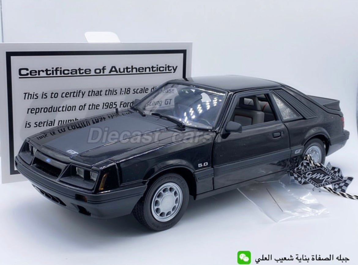 GMP '85 Ford Mustang GT 1:18. – diecastcars1
