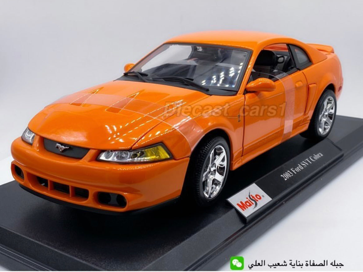 Auctions | Maisto, a boxed 1:18 scale group to include 2003 Ford SVT Mustang Cobra Auctions | Maisto, a boxed 1:18 scale group to include 2003 Ford SVT Mustang Cobra