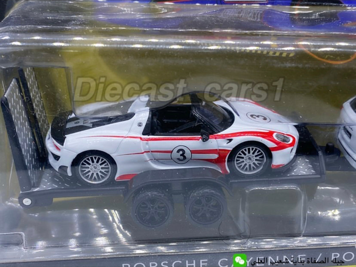 Maisto Porsche Cayenne & Porsche 918 Spyder 1:64. – diecastcars1