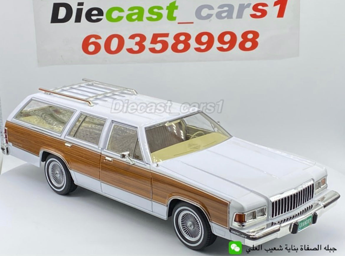 Greenlight '89 Mercury Grand Marquis 1:18. – diecastcars1