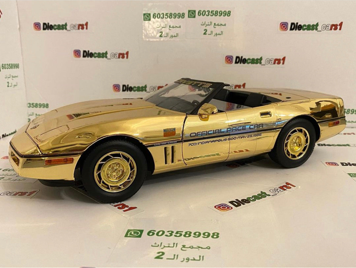 GreenLight '86 Corvette C4 Indianapolis 500 Pace Car 1:18