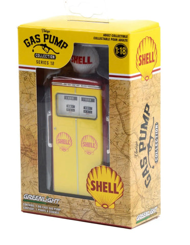 Greenlight GAS Pump Vintage Shell 1:18.