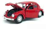 Maisto ‘73 Volkswagen Beetle 1:24. Red & Green.