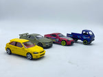 Majorette Nissan Z, Nissan Skyline GT-R R35, Suzuki Carry, Honda Civic Type R EK9 1.64.